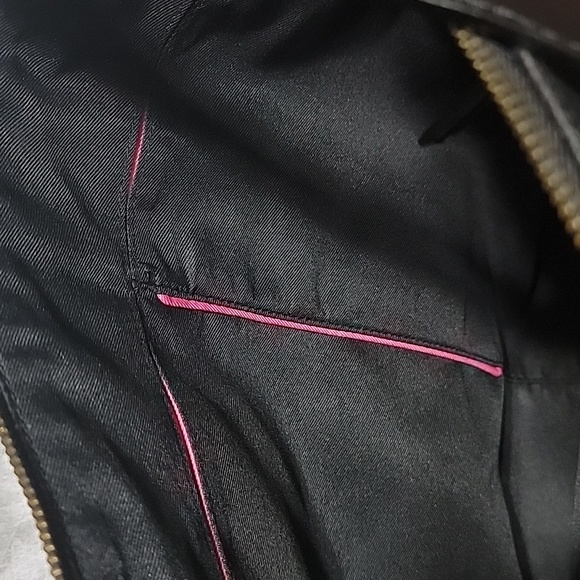 NWT THE SAK Collective Arriba Jungle Leather Tote Bag Black Cheetah Paint Look - Picture 11 of 12